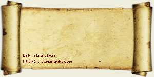 Andjelina Miljanić vizit kartica